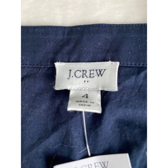 J. Crew Factory Navy Sleeveless Dress - Picture 3 of 10